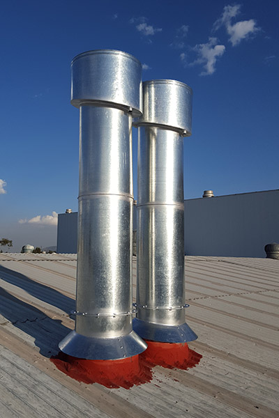 Alturas adecuadas en las chimeneas o ductos de las cabinas de pintura Alturas adecuadas en las chimeneas o ductos de las cabinas de pintura
